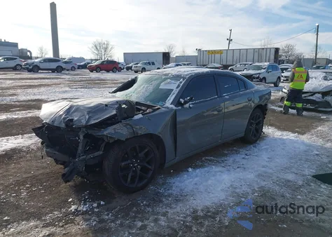 2019 Dodge Charger Sxt Rwd из США, поврежденный, VIN 2C3CDXBG3KH710405